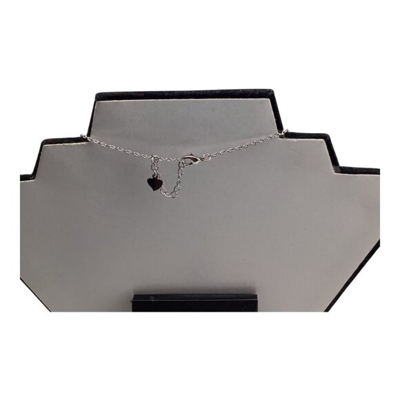 Sterling Silver Infinity Pendant Necklace‎ With Heart Charm Extension - Picture 2 of 10